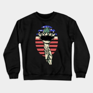 4 th of july - liberty american Crewneck Sweatshirt